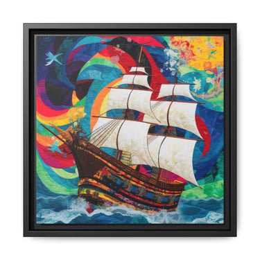 Sails of Change Canvas Wall Art with Frame